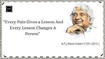 APJ ABDUL KALAM|If You FAIL,Never Give-up Because Fail Means FIRST ATTEMPT IN LEARNING| STAY BRIGHT|