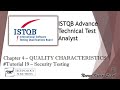 ISTQB Technical Test Analyst | 4.3 Security Testing | ISTQB Tutorials