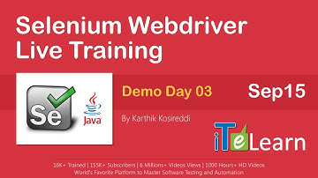 Selenium Webdriver Live Training | Day 03 demo | Selenium Element Identification using xPath