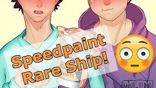 Noodle Date   Oiten Rare Ship   Haikyuu  SPEEDPAINT