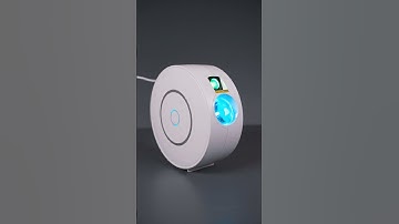 MOES WiFi Smart Round Star Projector with Galaxy Nebula Cloud/Moving Ocean Wave Star Sky