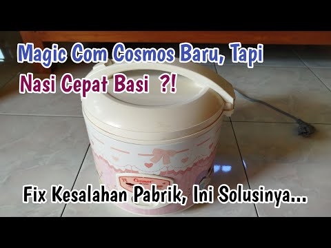 ORANG AWAM PUN BISA ‼️ RICE COOKER COSMOS BARU, TAPI NASI CEPAT BASI