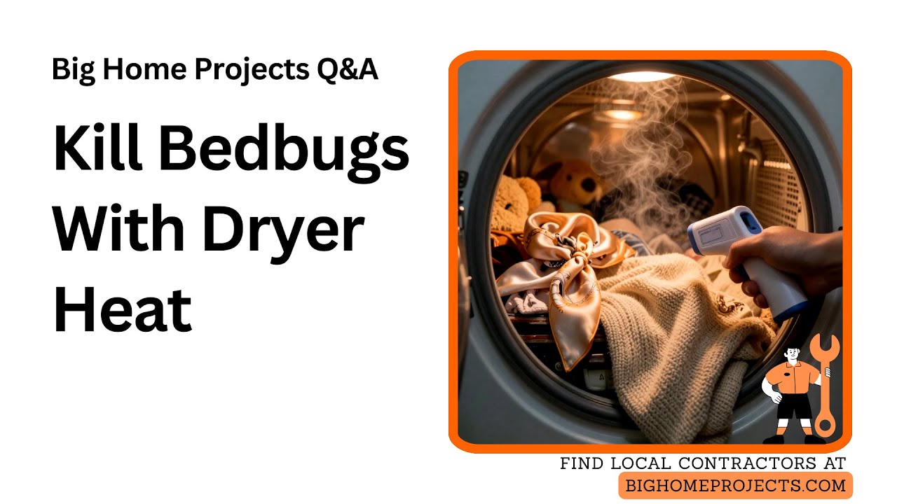 Dryer Core Temperature Bedbug Kill Step-By-Step