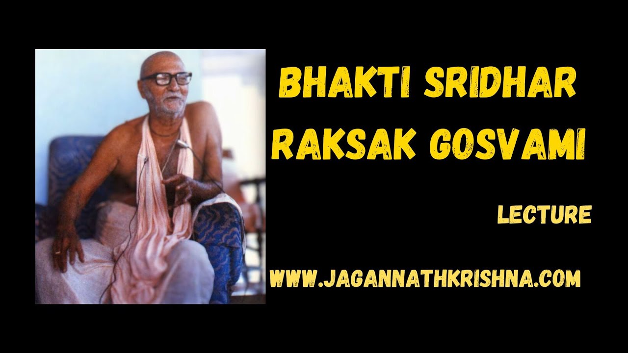 Lectures from 80-10-22-B by Bhakti Rakshak Sridhar Gosvami - YouTube