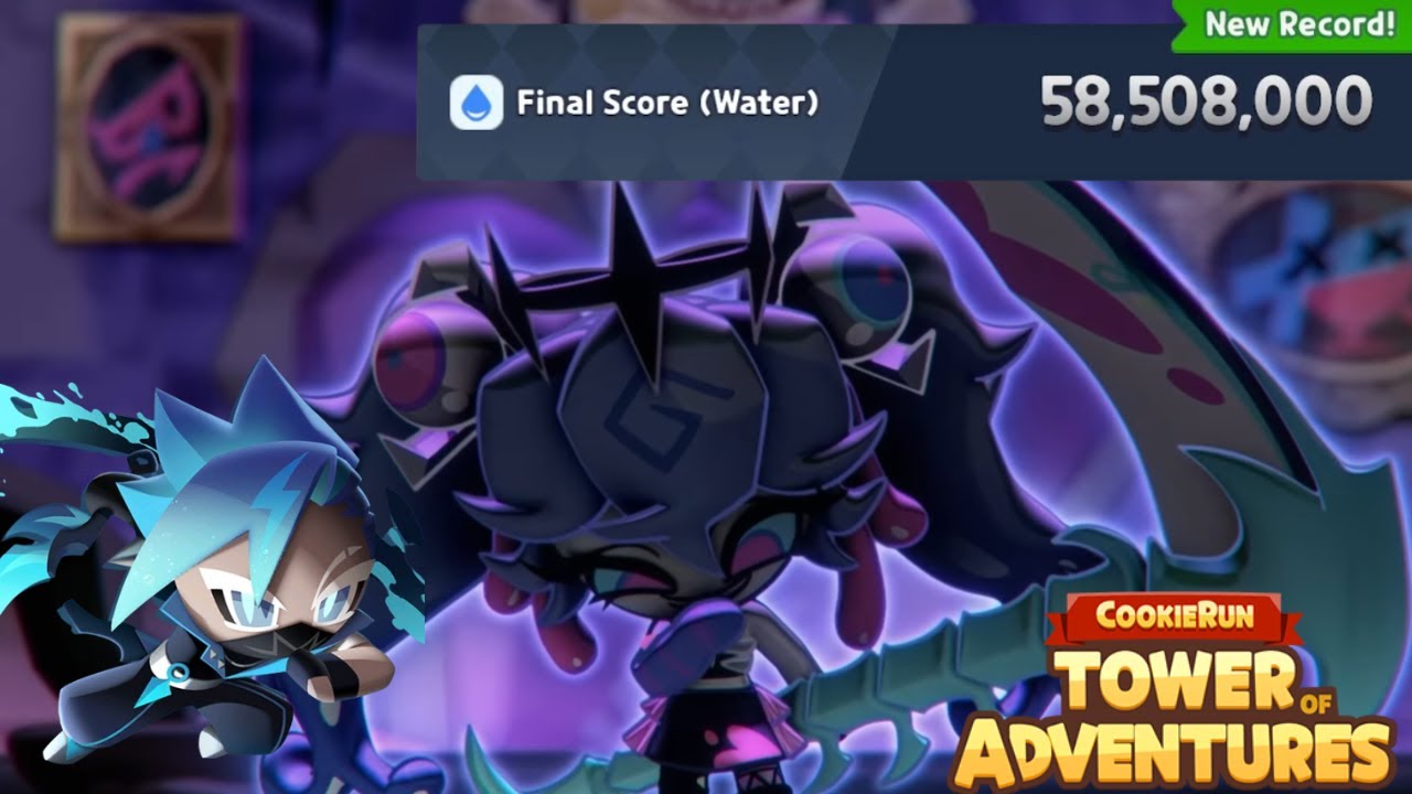 New Boss! Champions Raid Water 58M - CookieRun: Tower of Adventures Season 7