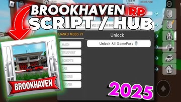 [NEW] Brookhaven RP Script GUI | Unlock Gamepasses, Cars, Premium, Teleports *2025*