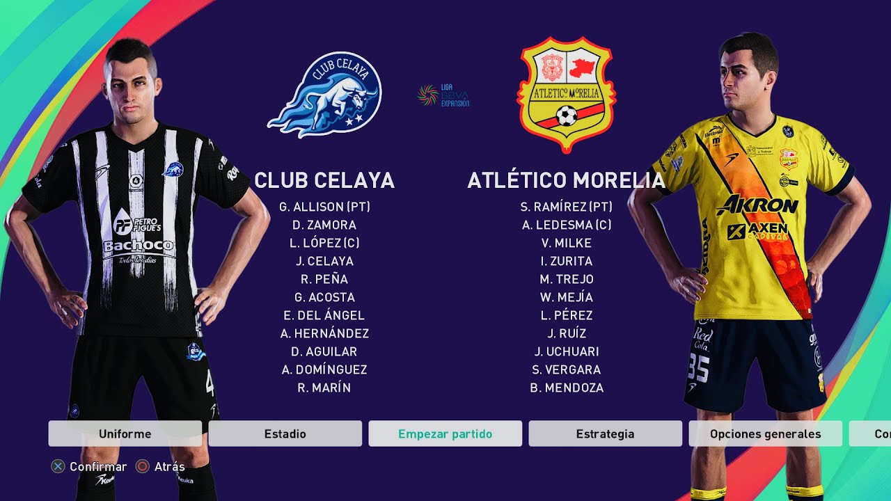 CELAYA VS ATLETICO MORELIA / SIMULACIÓN SEMIS VUELTA C2023/ PES 2021 / PS4 YouTube