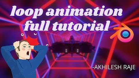 Spaceship loop animations full tutorial in blender