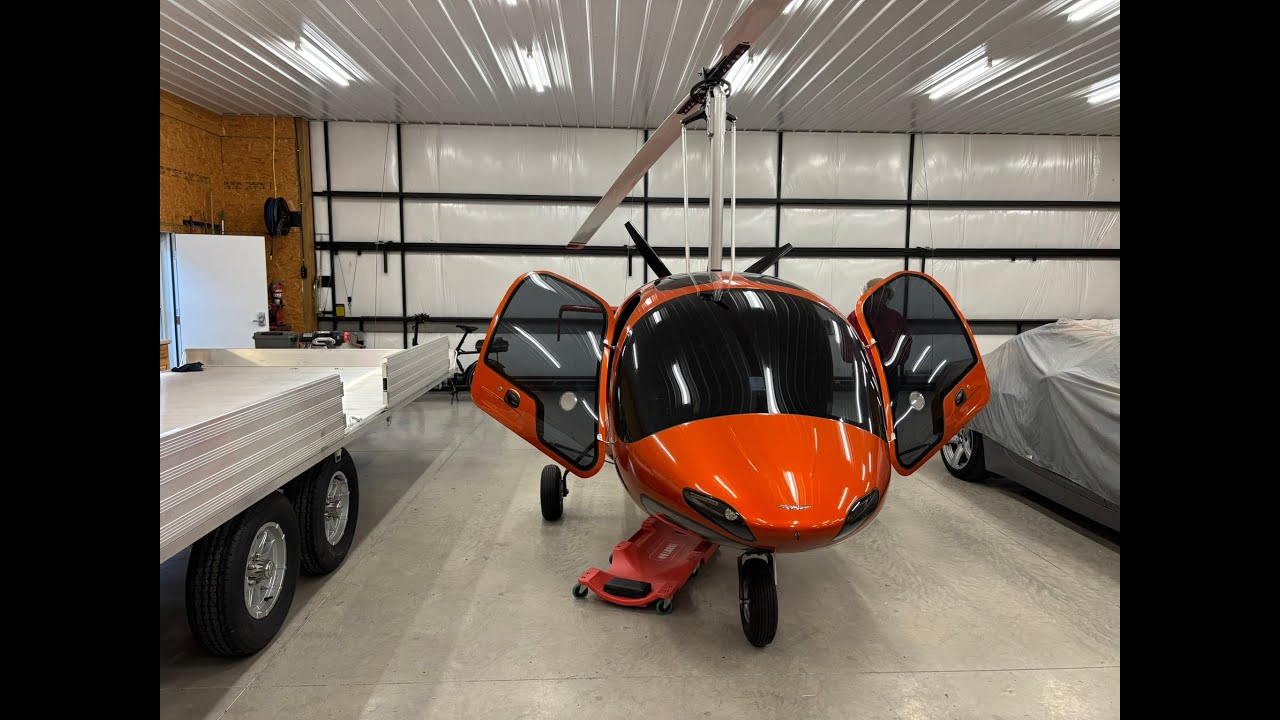 Гирокоптер Argon 916 iS - пролет мимо