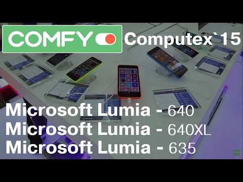 Microsoft Lumia 640, 640XL и 635 - смартфоны на Windows | Computex 2015