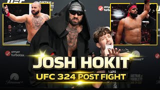 Josh Hokit Cuts Promo After Ufc 324 Win, Calls Out Deadbeat Waldo Cortes-Acosta Mma Fighting