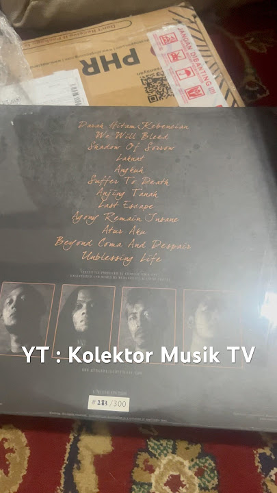 Unboxing Vinyl Burgerkill : Beyond Coma And Despair #vinylalbum#metal#collection