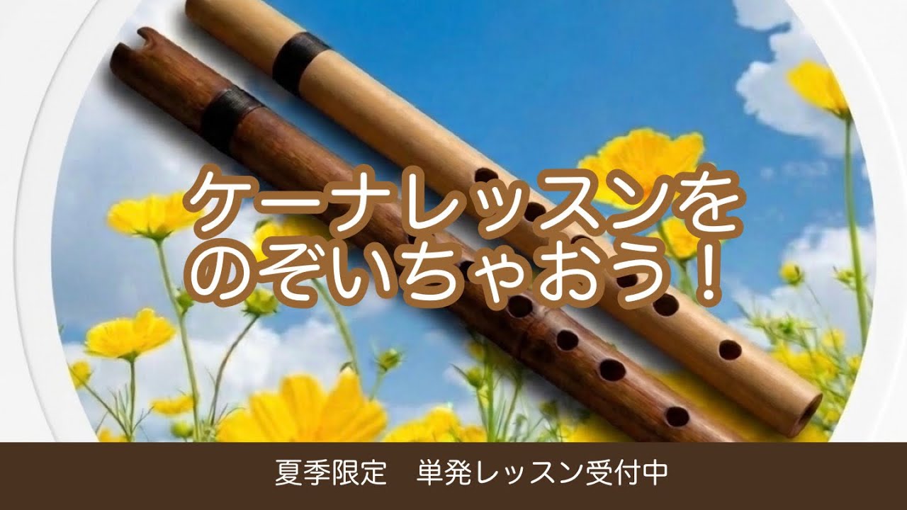 ケーナ】ケーナレッスンをのぞいちゃおう！ リャマの道 Quena Lesson