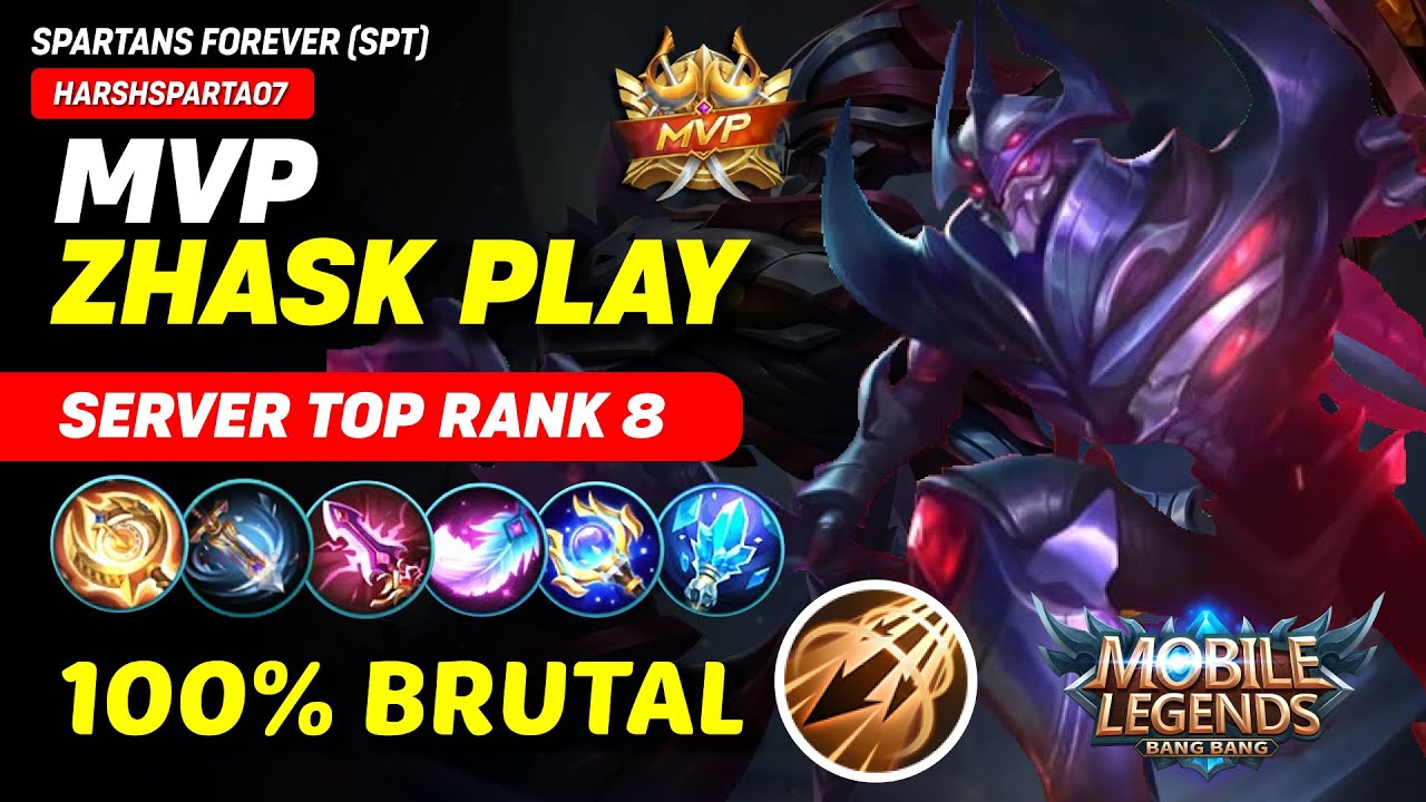 Zhask 100% Pure Damage | NEW BUILD Zhask | Zhask Gameplay 2022 Mobile Legends