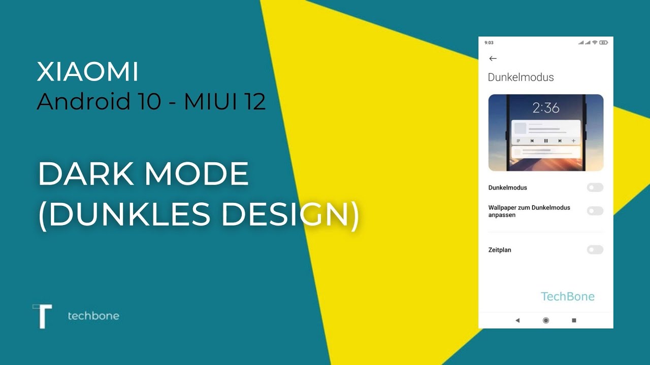 Dark Mode Xiaomi [Android 10 MIUI 12] YouTube