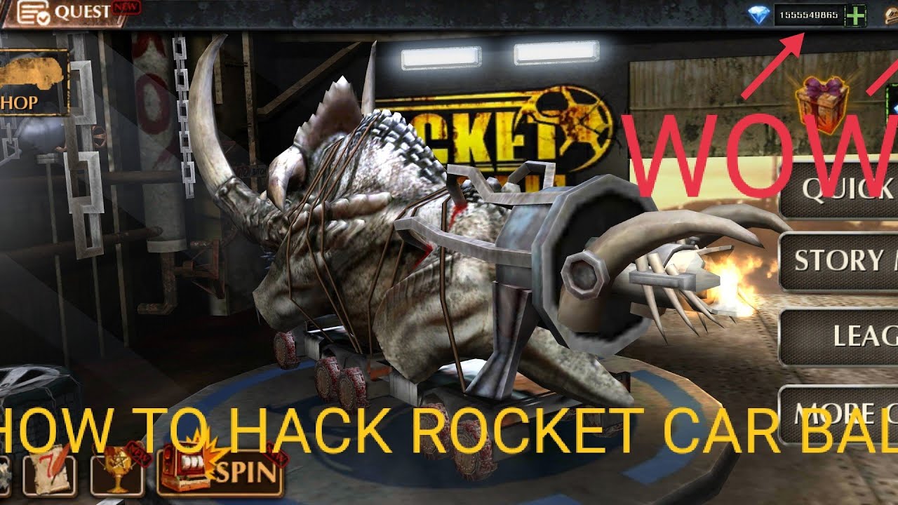 How to hack rocket car ball HACKER YouTube