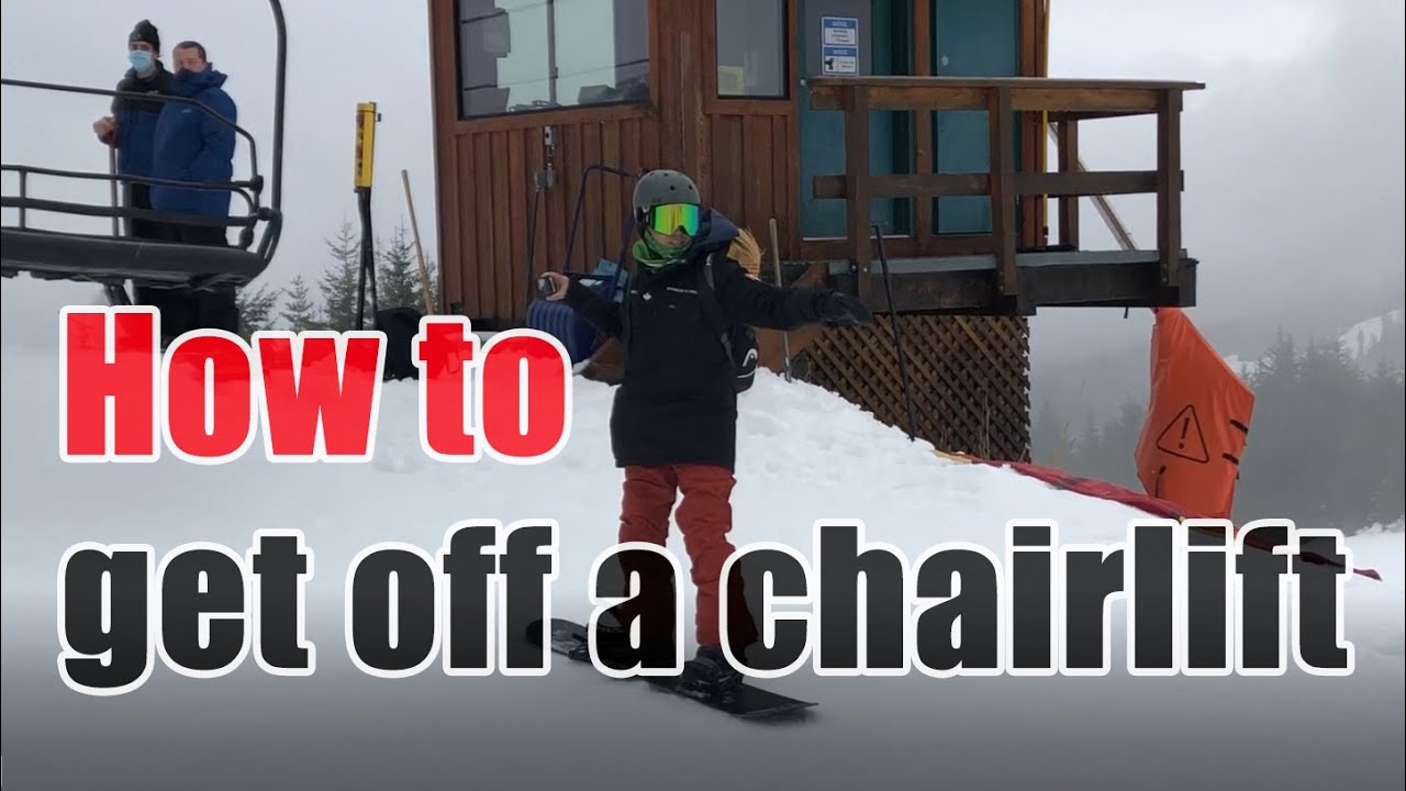 How to get off a chairlift YouTube