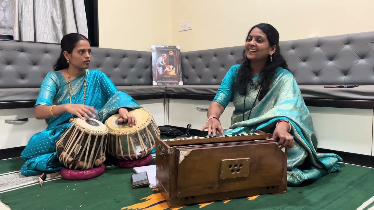 #abhang झणी दृष्टी लागो तुझ्या सगुणपणा |अप्रतिम चाल #gayatritai #tabla - #tablagirl #vaishnavimawale