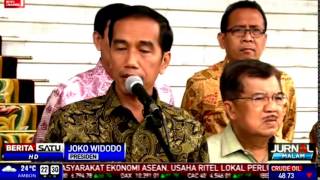 Konferensi pers Presiden Joko Widodo Terbaru Mengatasi Konflik Institusi KPK vs POLRI