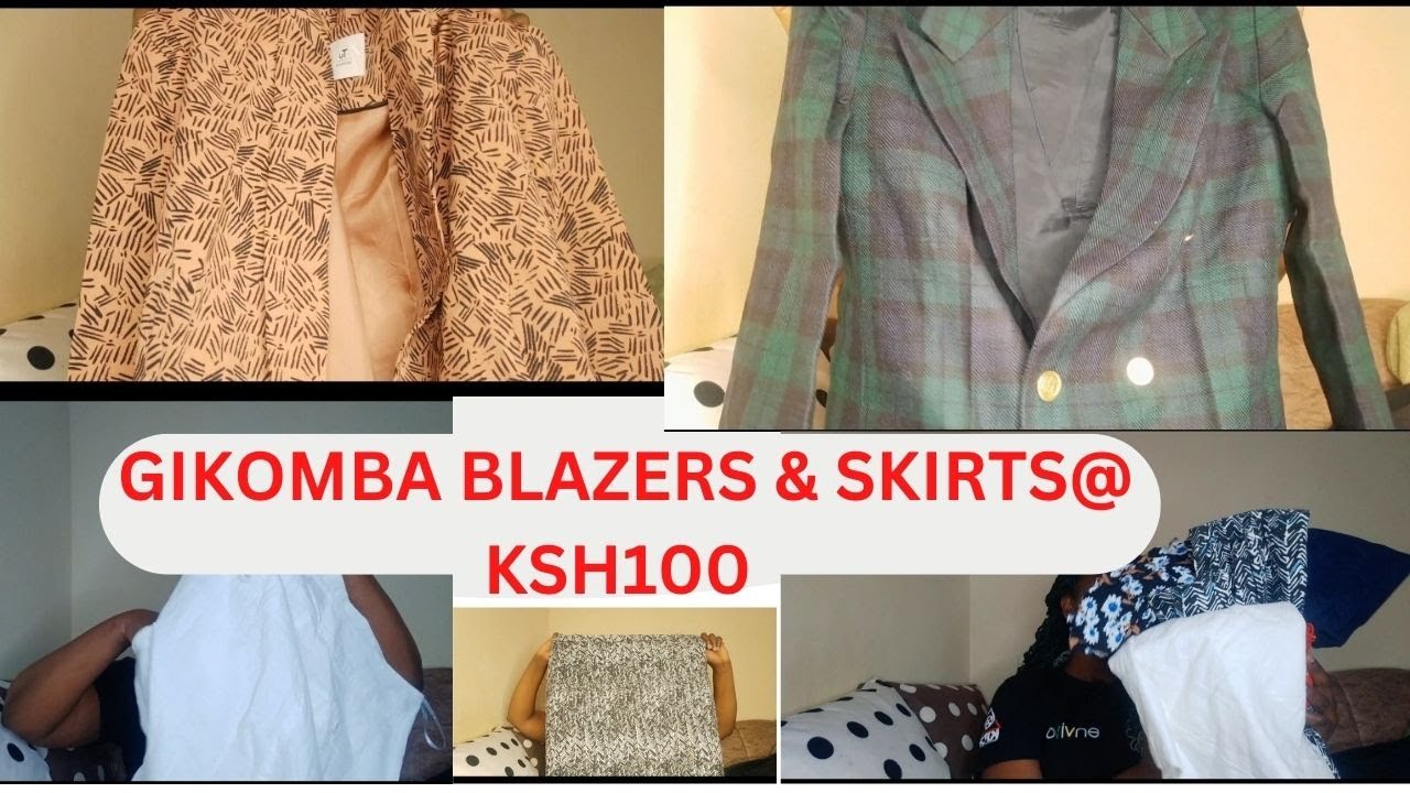 Blazers and Skirts Haul 100 Ksh, Shopping Tips at Gikomba Thrift