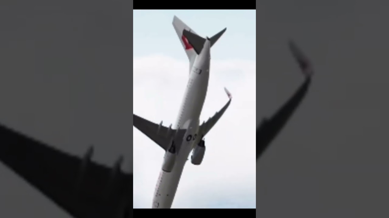 China eastern 5735 crash animation 💥 😢! 