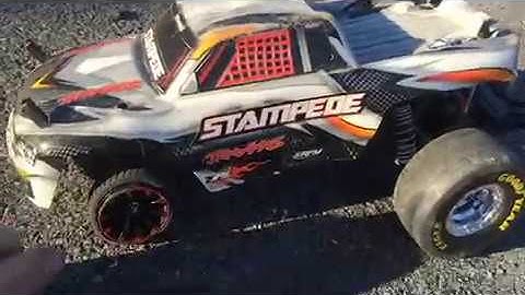 Traxxas stampede conversion to drag truck part 2