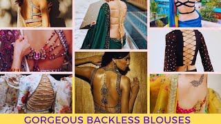 100+ Gorgeous🔥Backless Blouse Designs | Glamorous 😍Open Back Designs | #fashionstyle screenshot 3