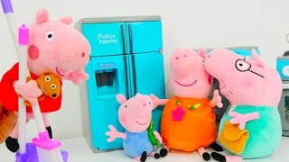 Свинка Пеппа - Мультики для детей - Игрушки и уборка дома