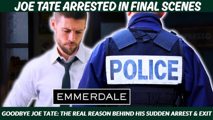 Joe Tate Arrested As He Exits! | Emmerdale - YouTube