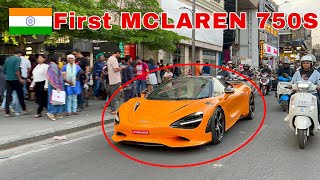 INDIA’s FIRST MCLAREN 750s IS HERE !! (BANGALORE) PUBLIC REACTIONS