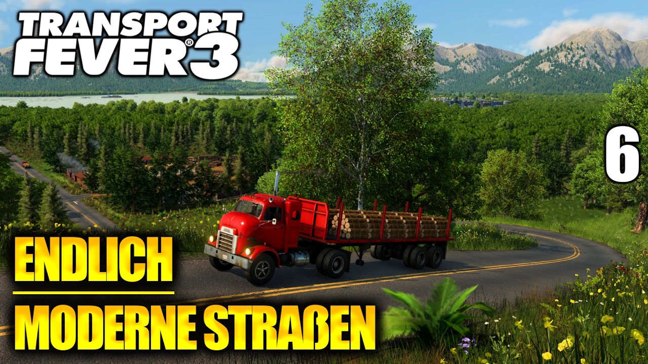 Ich baue eine riesige Produktionskette in Transport Fever 3!