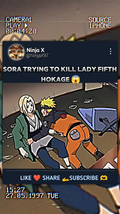 NARUTO SAVED LADY TSUNADE 😱