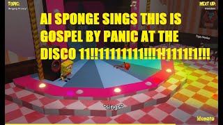 Spongebob, Patrick, Plankton, Squidward and Mr.Krabs sing This Is Gospel by Panic At The Disco
