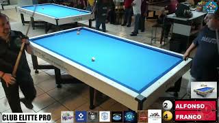 FRANCO PIÑEIRO 🆚 ALFONSO CAMPILLO | BILLAR ELITTE PRO BILLAR ELITTE PRO🏅