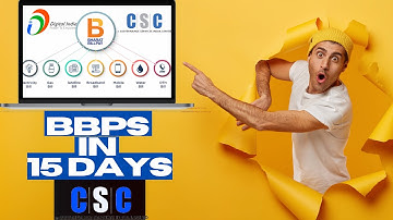 How To Activate BBPS Services Quickly in CSS ||BBPS service in 15 days|| CSC