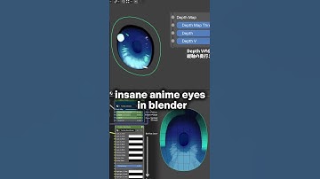 insane anime eyes in blender by Kensyouen_y  #b3d