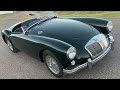 Total restoration in 2 minutes 1958 mga roadster barnfind to showcar