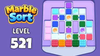 Marble Sort level 521 solution