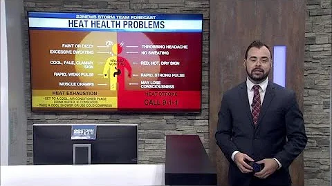 Know the signs of heat exhaustion and heat stroke