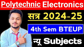 Electronics Engineering 4th semester syllabus | UP Polytechnic 4th Semester Syllabus 2024-25