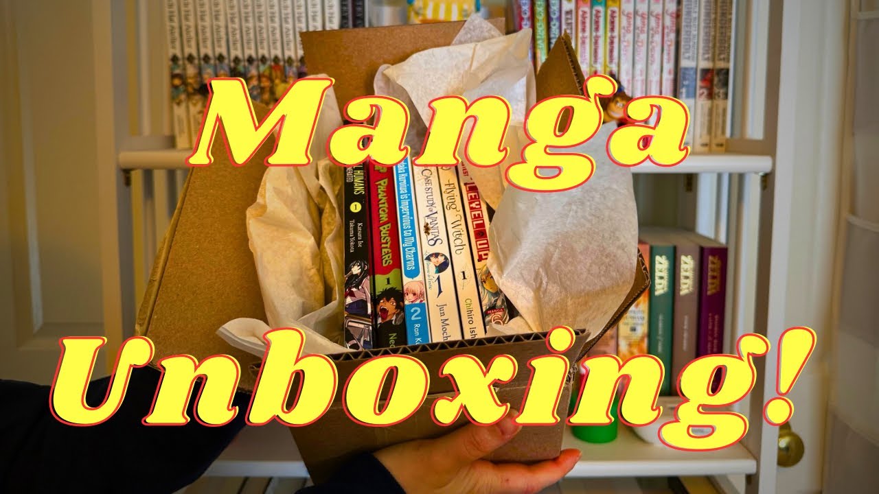 Распаковка и покупка манги!