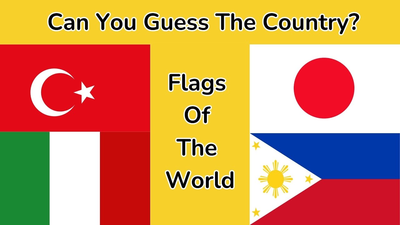 Can You Guess The Country By its Flag Country quiz Flag Quiz Quiz