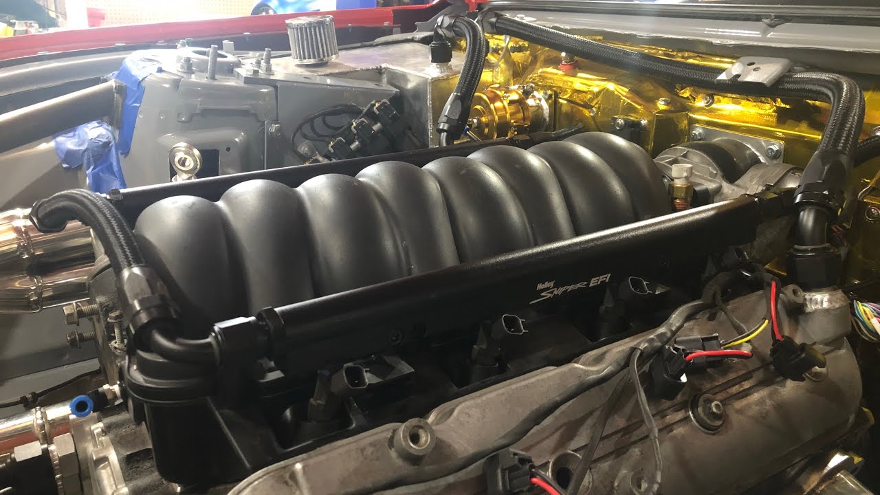 Holley Sniper Fuel Rail Install On Stock LS2 Manifold YouTube