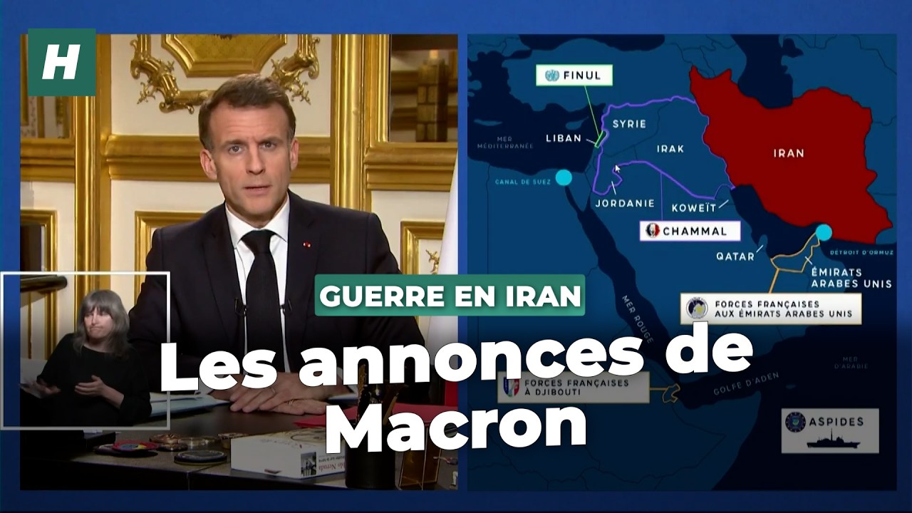 Guerre en Iran : Macron annonce l’envoi du Charles de Gaulle en Méditerranée et fait de la pédagogie
