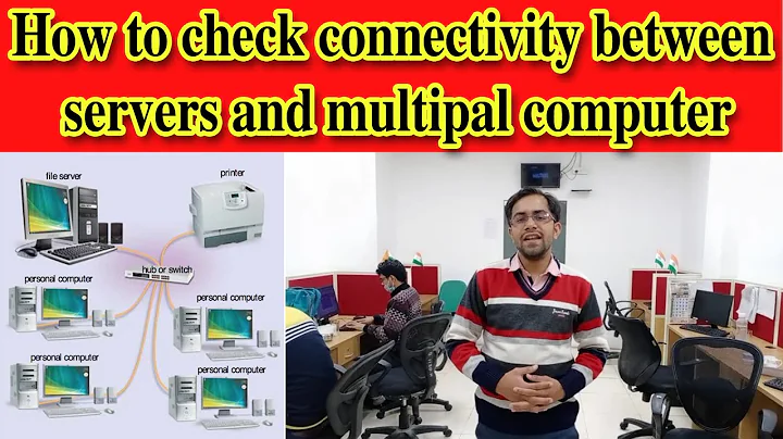 How to check connectivity between servers and multipal computer