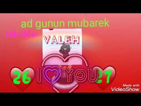 Ad gunun mubarek valeh