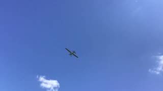 Luscombe 8 Low Pass At Cranland Airport (28M)