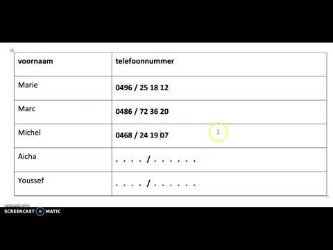 Video: Een Telefoonnummer Voor Thuis Vinden Op Achternaam