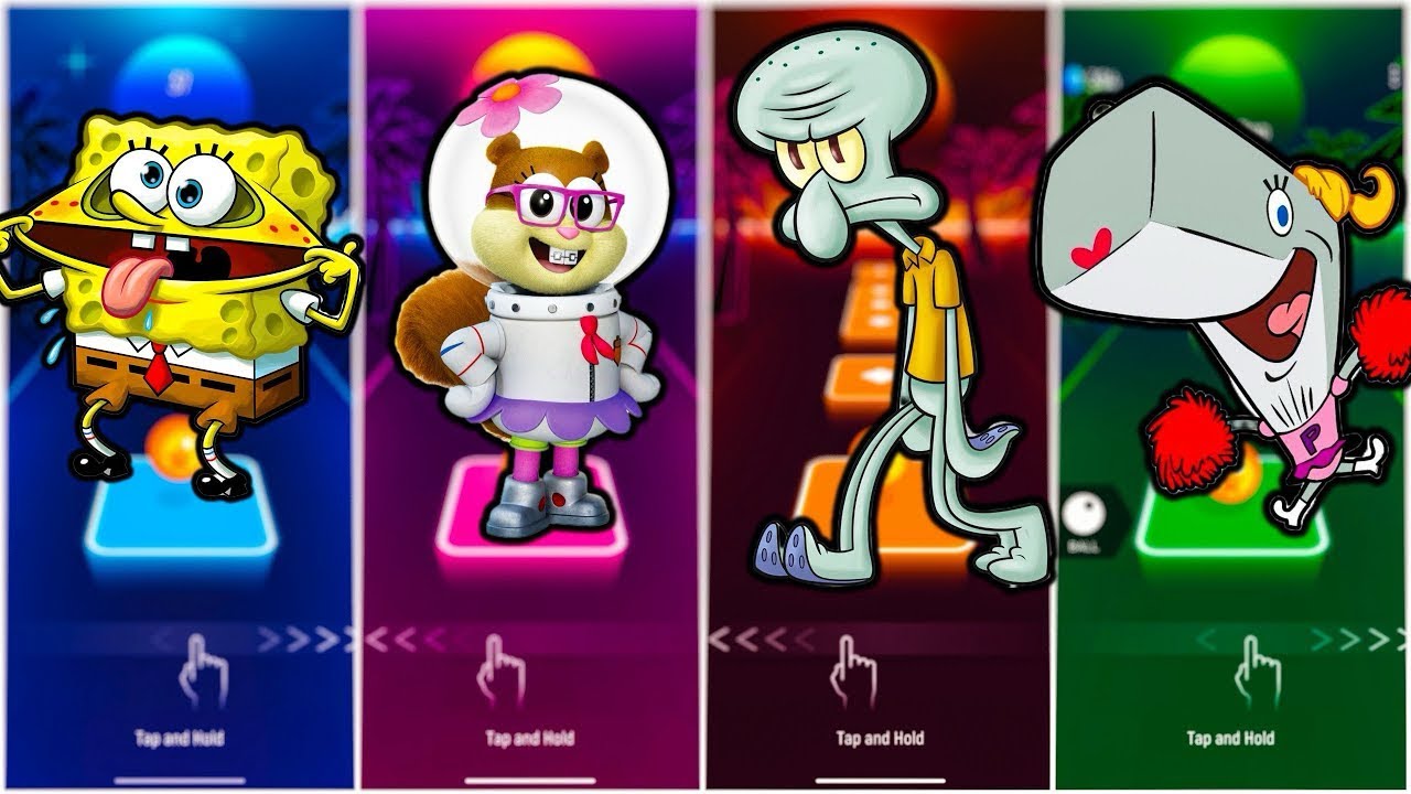 Squidward vs Patrick vs Spongebob vs Plankton 🎶 Who Will Win? - YouTube