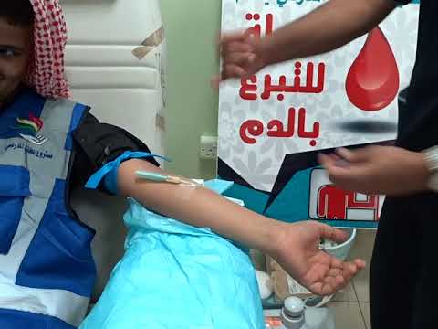 فريق مشروع عطائي المدرسي ينفذ حملة التبرع بالدم